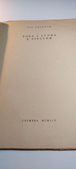 Toda a Cunha e Ninguém - Gil Decente (1954)