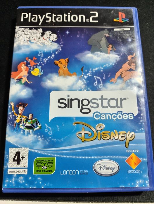 Jogo PS2 Sing Star Disney