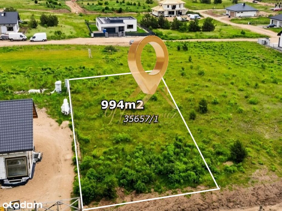 Działka budowlana | Zastawie | 994 m²