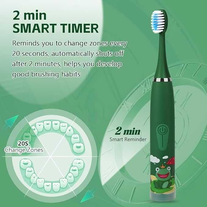 Vicloon Elektryczna szczoteczka do zębów dla dzieci