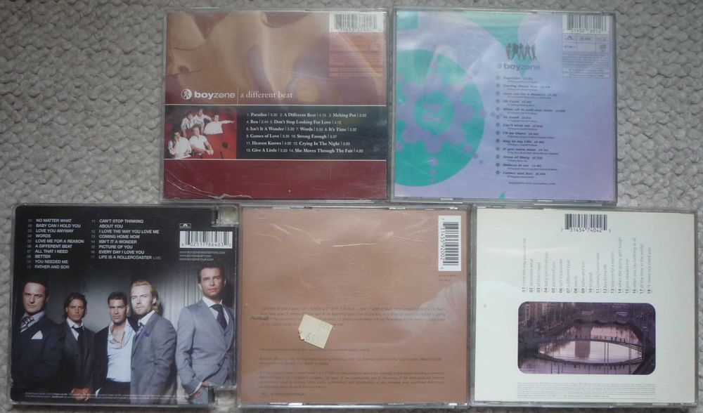 Boyzone - zestaw 5 płyt CD