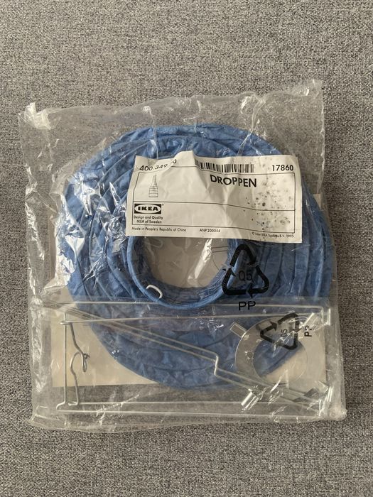 Lampa abażur ikea droppen