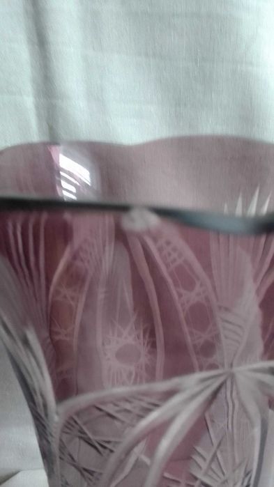 Вазы  из цветного стекла хрусталя