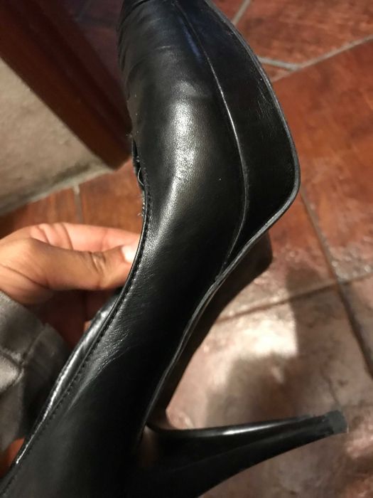 Sapato preto em pele - PROF