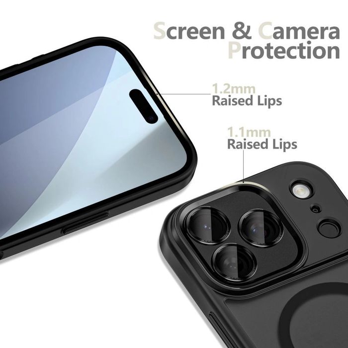 Etui Tech-Protect do iPhone 17 Pro MagSafe MagCam Matte Black