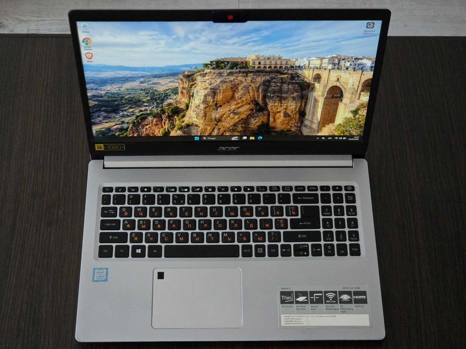 Ноутбук 15.6" Acer Aspire на Intel i5-8265U  8 ОЗУ 256NVMe FullHD