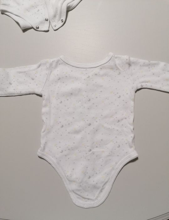 Bodies Brancos com Estrelas de Bebé