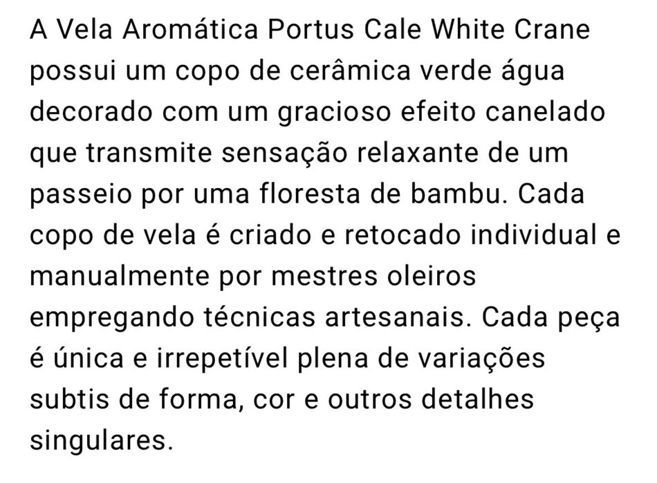 Castelbel,fragância Portus Cale White