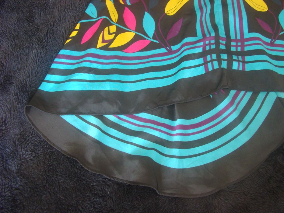 Vestido midi de cetim estampado da Mango