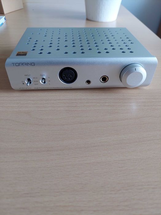 Topping A30 pro wzmacniacz słuchawkowy srebrny