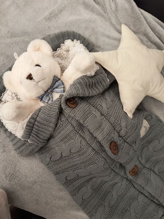 Śpiworek dla dziecka/niemowlaka, przytulny i praktyczny - śpiworek cał