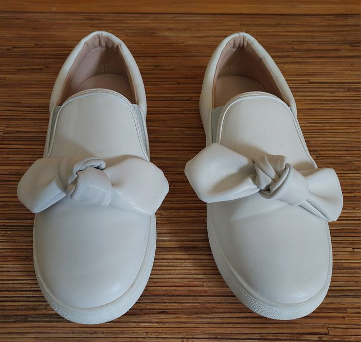 Sapatos Brancos Casual-Chic, T33