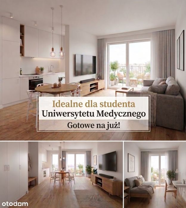 Nowe 2 pokoje dla studenta Uniwersytetu Medycznego