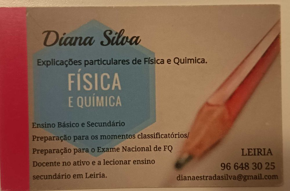 Explicações de Física e Quimica