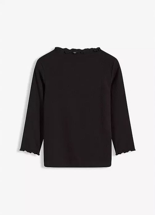 B.P.C bluzka kreszowana czarna 48/50.