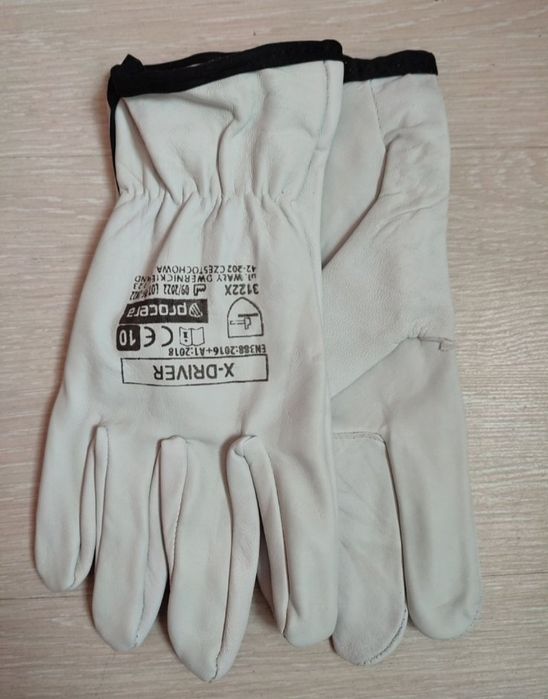 Перчатки рабочие кожаные X-DRIVER  размер 8,9.10.11  Полукомбинезон