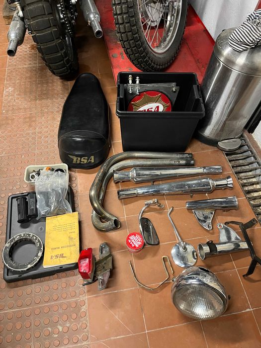 BSA 1958 A10 Super Rocket 650 Moto Clássica