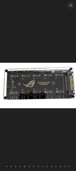Плата расширения PCI-E x4 to M.2 (M Key) NVMe + Хаб ARGB подсветки