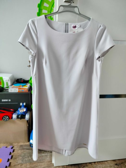 Sukienka szara 36 s. NOWA