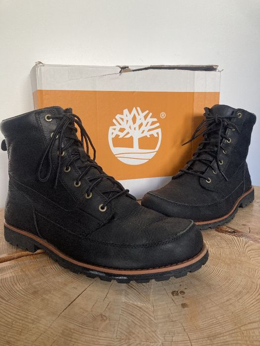 Timberland Attleboro 6 Inch Boot | Skórzane, Czarne | Rozmiar 42