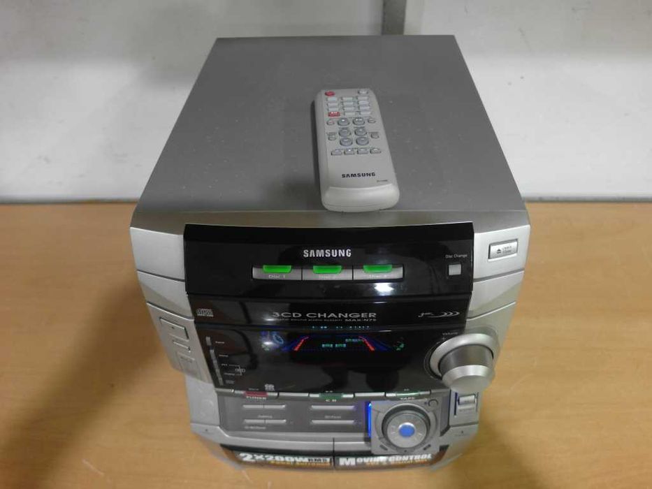Aparelhagem CD + Cassetes Samsung MAX-N75 2x200 W