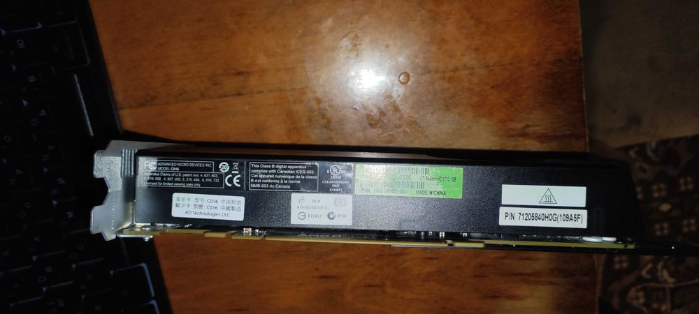 ВИДЕОКАРТА RADEON AMD HD 5770 1gb под ремонт