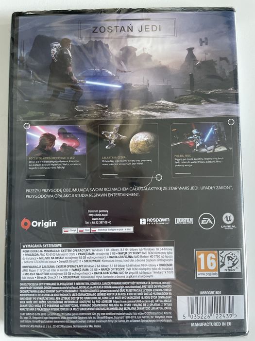 PC Star Wars Jedi Upadły Zakon - gra nowa, w folii