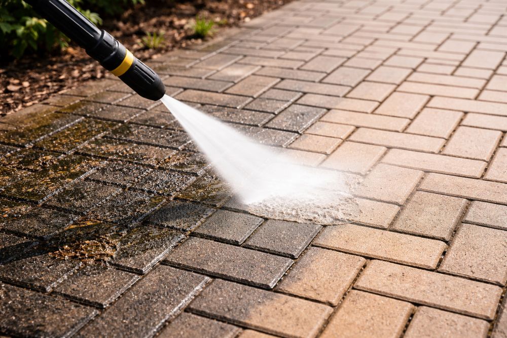 Kostka brukowa jak nowa! Mycie kostki, podjazdów, tarasów!