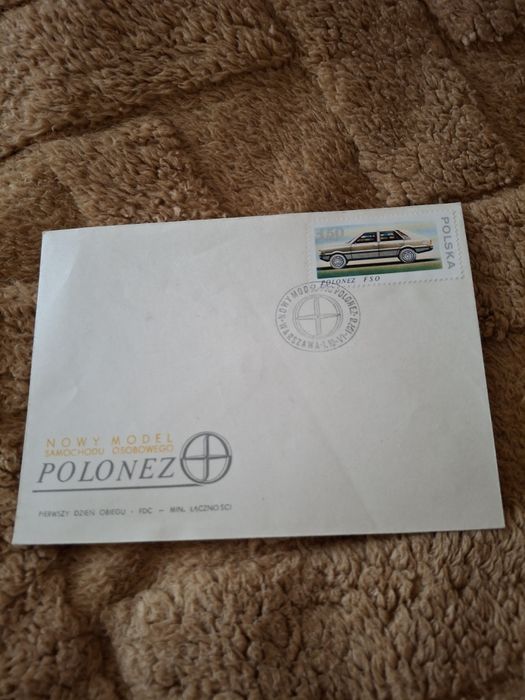 Koperta ze znaczkiem z PRL