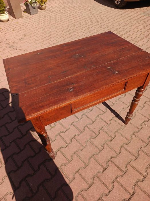 stół zabytkowy dębowy