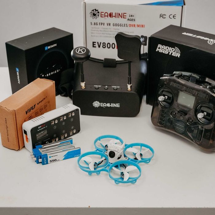 Kit FPV completo iniciante - Meteor 75 PRO - analógico Betafpv