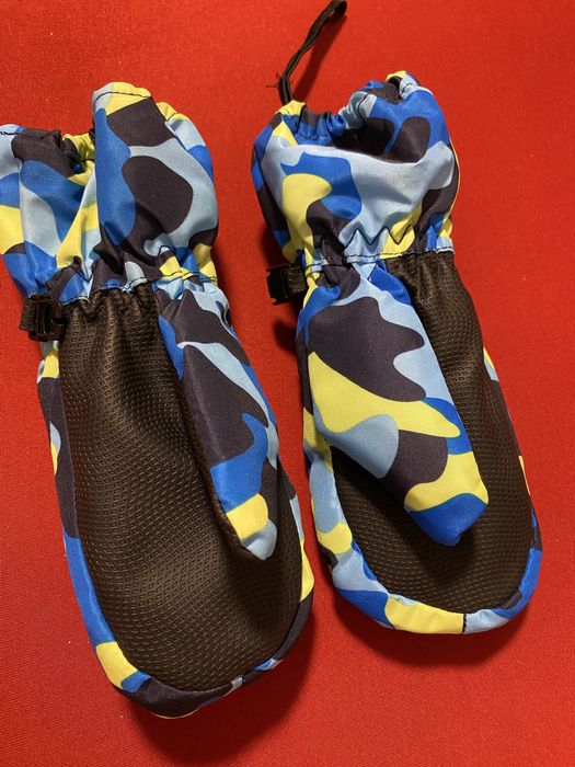 Рукавички зимові на мікрофлісі для хлопчика розмір 3 ( 2-6 роки)