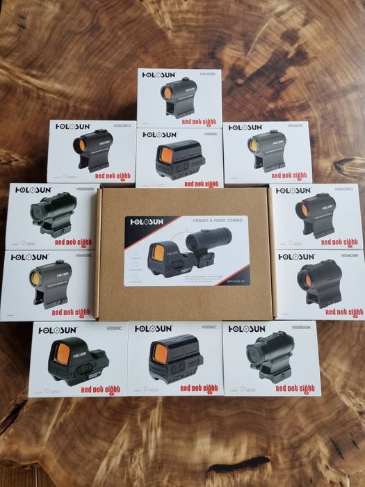 Коліматорні приціли HOLOSUN (USA) / Коллиматори Холосан