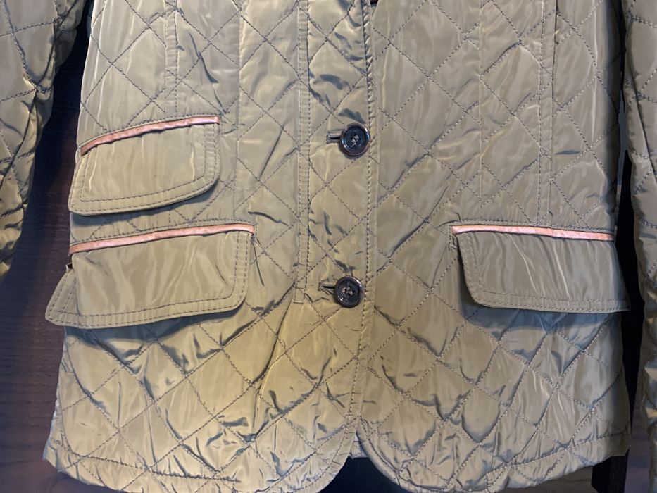 Kurtka przejściowa damska Massimo Dutti brązowo-złota r. XS