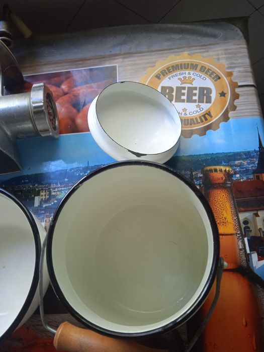 Мясорубка,кастрюли,ковшик,бидон ВСЕ Б.У,времён СССР.