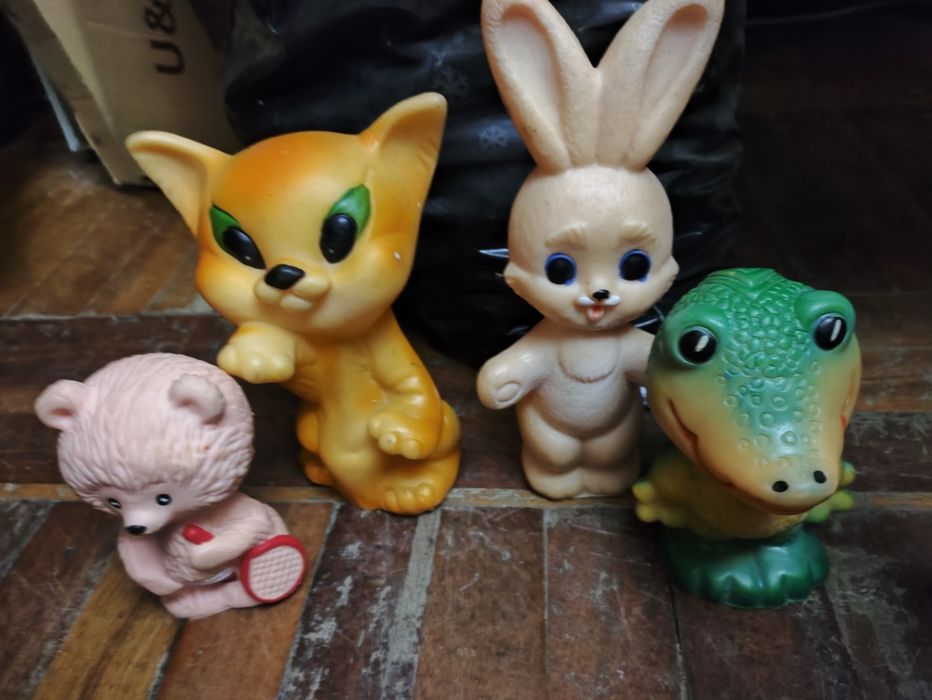 Резиновые игрушки СССР