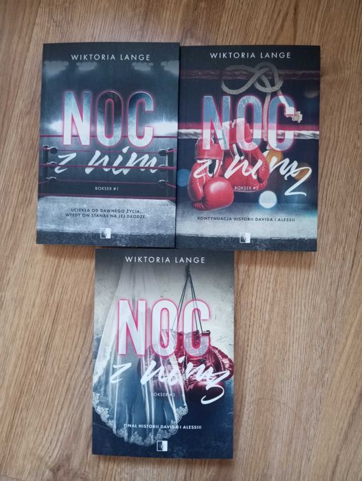 Wiktoria Lange Nic z nim  1, 2 i 3 tom plus zakładki GRATIS