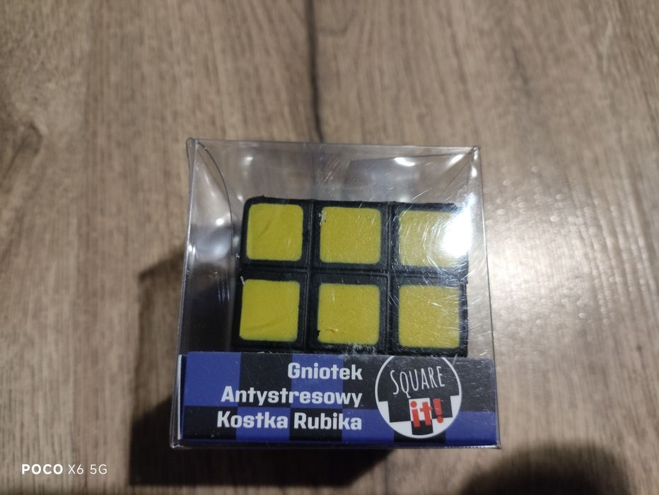 Gniotek antystresowy kostka rubika nowy