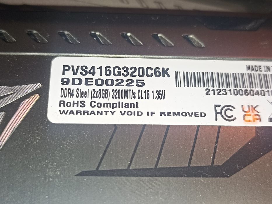 Ddr4 16gb (8x2) Patriot viper