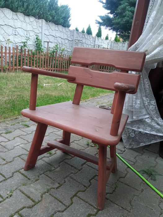 Solidne krzesła ogrodowe - 4 szt.