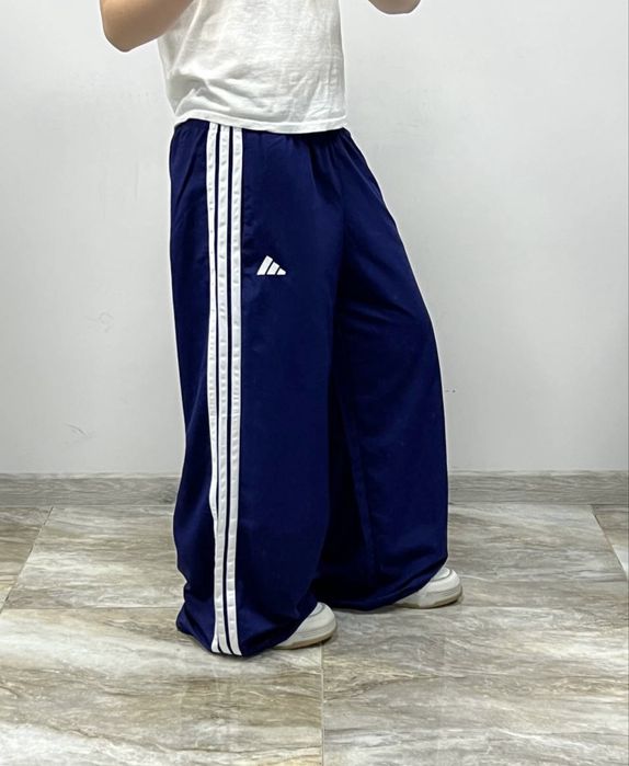Нові широкі штани Adidas Trackpants baggy парашути на утяжках rap широкие штаны бегги Y-3