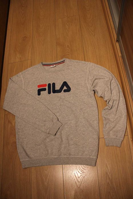 Świetna Bluza męska, FILA, roz.M, szara
