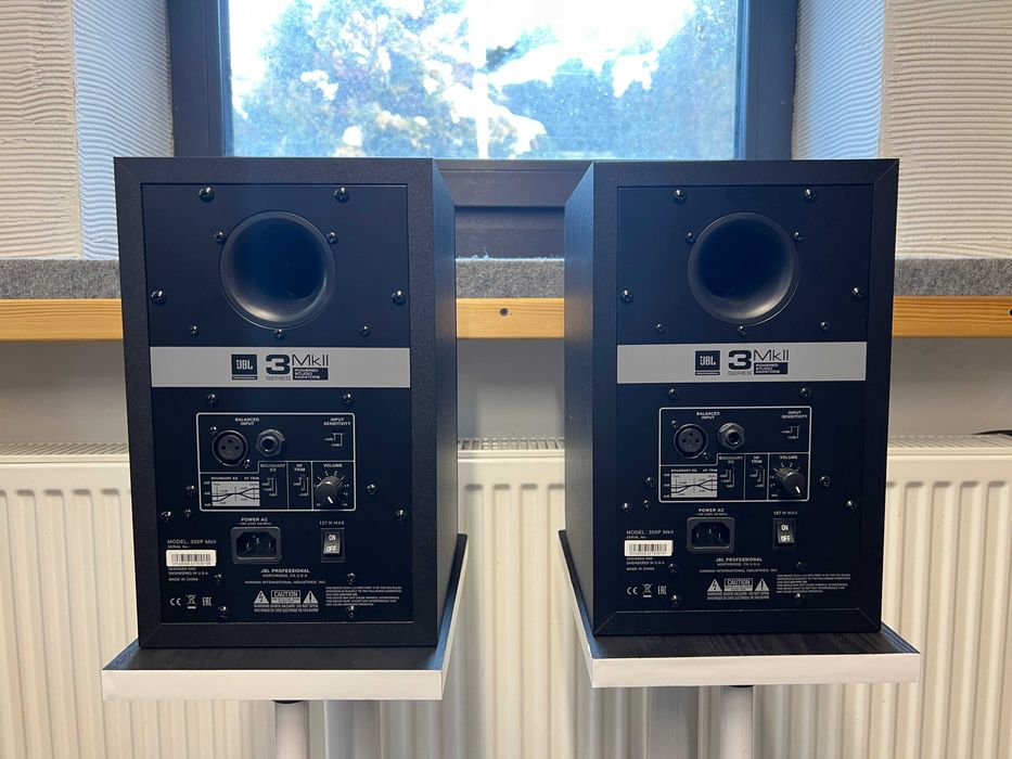 Monitory studyjne JBL 305P MKII / Prawie nowe / Gwarancja / Statywy