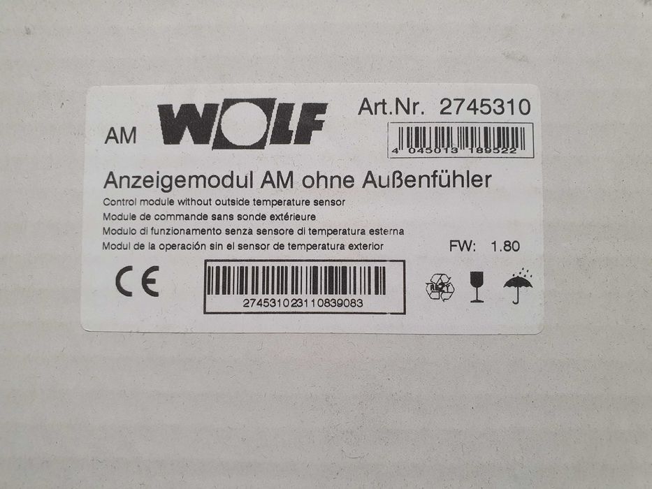 Regulator sterownik AM do kotła gazowego WOLF - nowy
