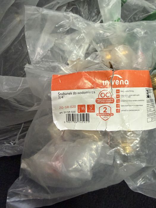 Srubunek do wodomierza 1/2" + wodomierz