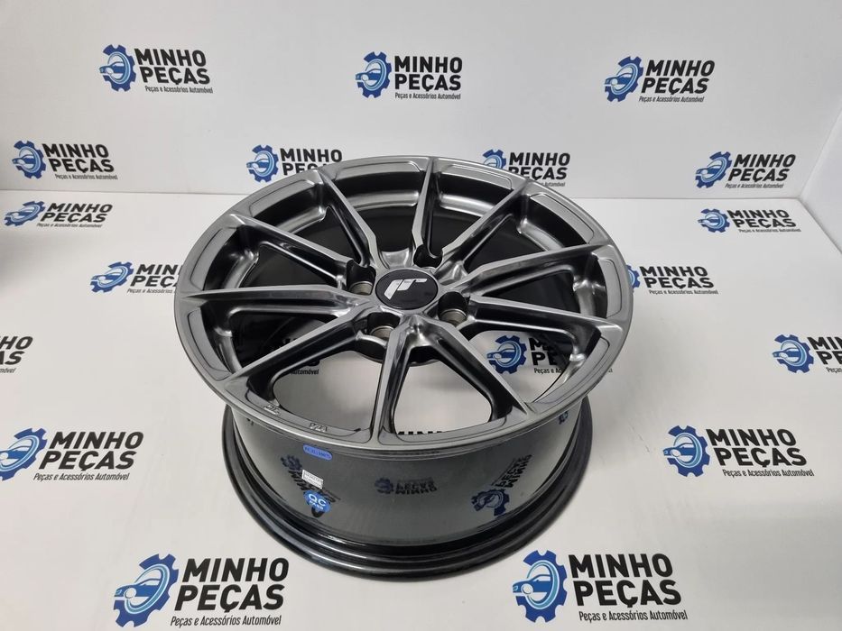 Jantes Japan Racing (JR37) em 15 (4x100) Hyper Black