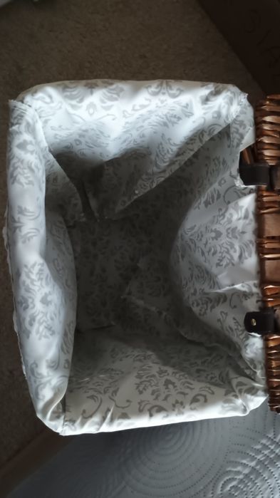 Kosz wiklinowy na pranie