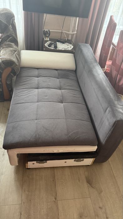 Kanapa narożnik elka „ L „ do wyprania łóżko szare