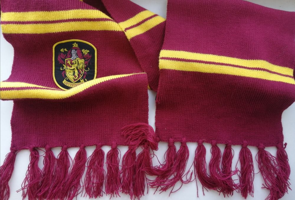 Шарф Гаррі Поттер Гриффіндор дорослий зв'язаний довгий Gryffindor Harry Potter