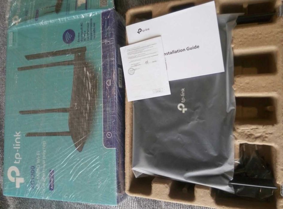 Маршрутизатор Wi-Fi роутер TP-LINK Archer C6 гигабитный